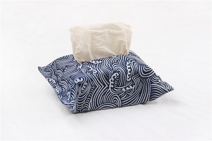 Cotton linen tissue box