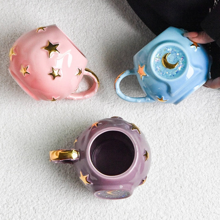 Ceramic Good-looking Bright Starry Sky Mug