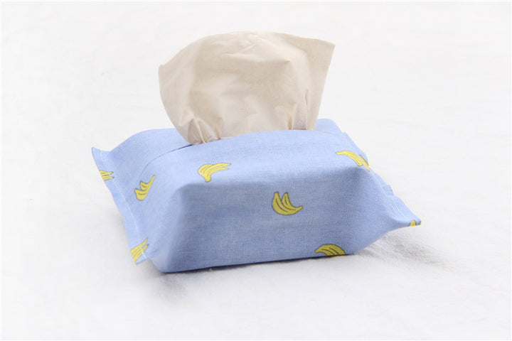 Cotton linen tissue box