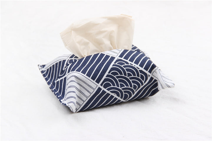 Cotton linen tissue box