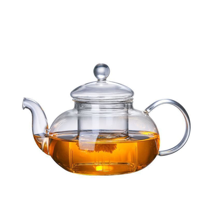 Glass Teapot Filter Flower Teapot Pu'er Kung Fu Black Tea Teaware Filter