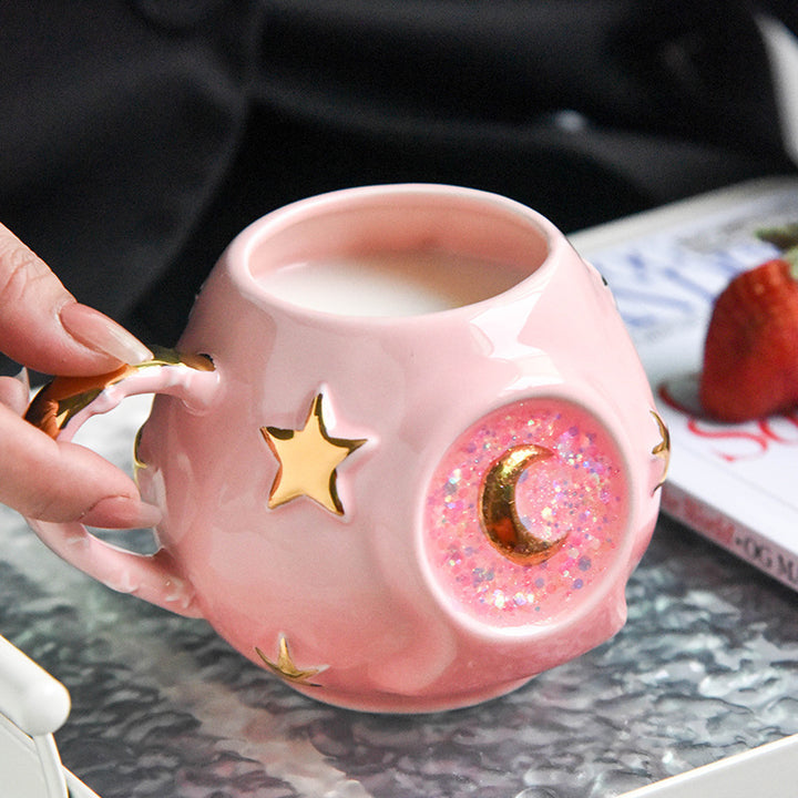 Ceramic Good-looking Bright Starry Sky Mug