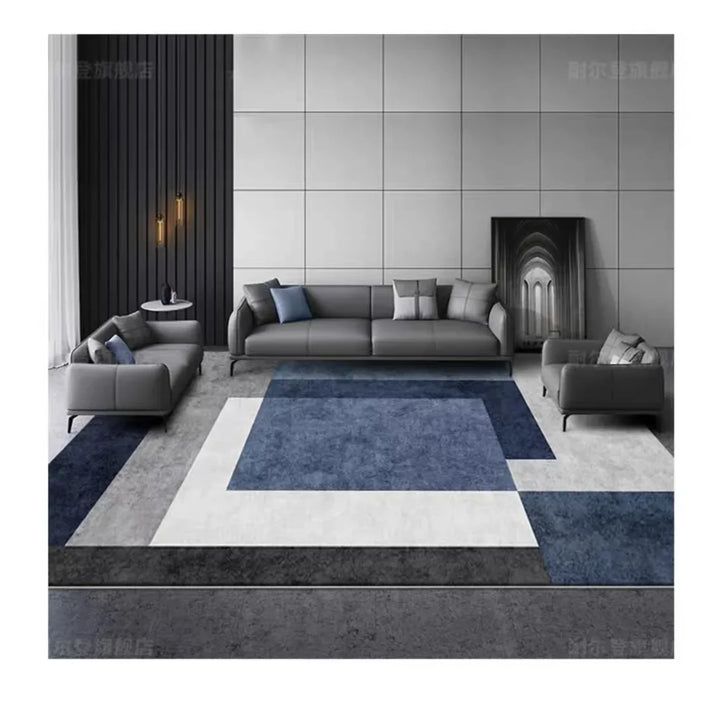 Nordic Simple Crystal Velvet Carpet Living Room Dirt Resistant Bedroom Sofa Coffee Table Mat Bedroom Bedside Non-Slip Mat