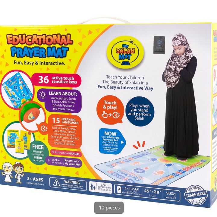 Interactive Islamic Educational Prayer Mat for Children