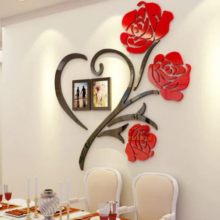 Rose Flower Wall Art