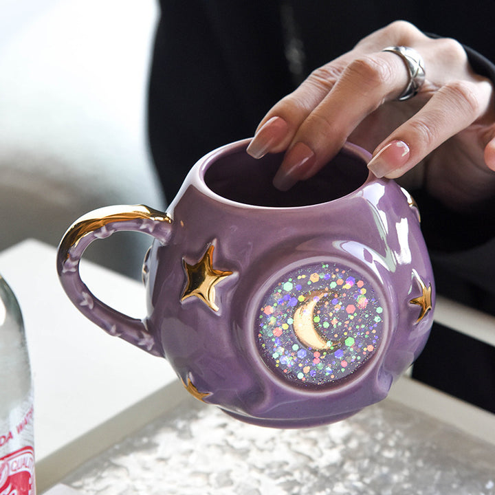 Ceramic Good-looking Bright Starry Sky Mug