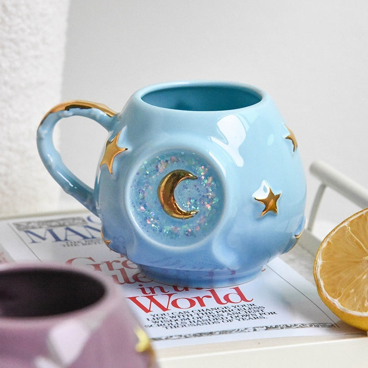 Ceramic Good-looking Bright Starry Sky Mug