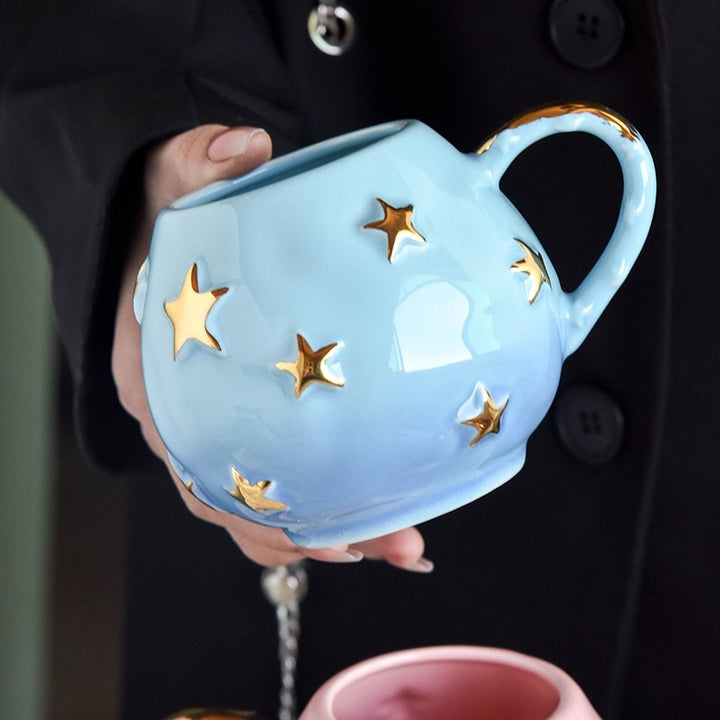 Ceramic Good-looking Bright Starry Sky Mug